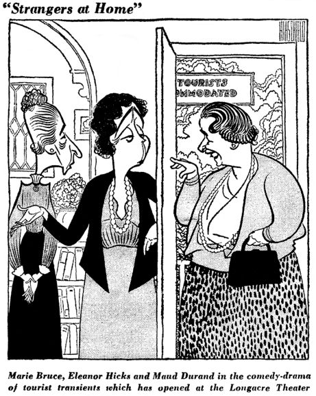 Hirschfeld Cartoon - Maud Durand