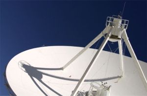 VLA Dish Feed and Shadow (c) Alvy Ray Smith